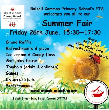 Balsall Common Primary School Summer Fair