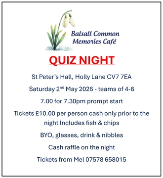 Memories Café Quiz Night